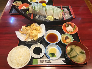 活魚料理 若新「刺身定食」